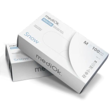 Рукавички нітрилові MediOk Nitrile Snow 100 шт./50 пар L