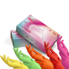 Рукавички нітрилові MediOK RAINBOW 100 шт./50 пар 5 кольорів XL