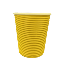 Стакан гофрований RIPPLE YELLOW 185 мл. 25 шт.